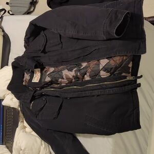 Black Triple Five Soul Field Coat (m)